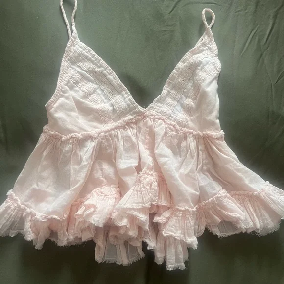 Together Blush Ruffled Chemise - Picture 2 of 4